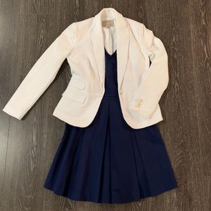 Banana Republic White Blazer